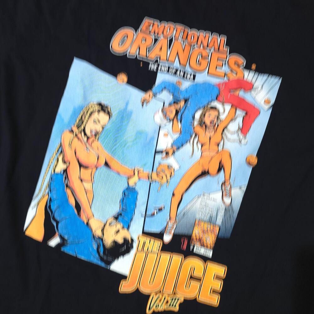 Sour Orange The Juice Vol 3 Emotional Oranges T Shirt Black Graphic Tee - Picture 4 of 10